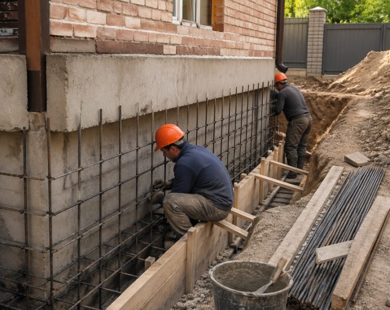 Укріплення фундаменту будинку: коли потрібне, як виконується і що враховувати